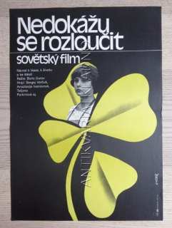 NEDOKÁŽU SE ROZLOUČIT, FILM SSSR, R: DUROV, PL: WEBER, PLAKÁT 934