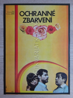 OCHRANNÉ ZBARVENÍ, FILM PL, R: ZANUSSI, PLAKÁT 969