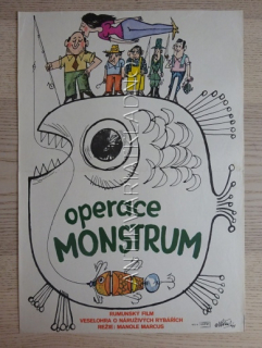 OPERACE MONSTRUM, FILM RUM, R: MARCUS, PLAKÁT 980