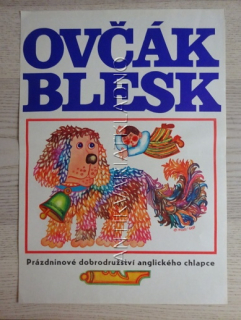 OVČÁK BLESK, FILM GB, PL: PINDĚLÍ, PLAKÁT 995