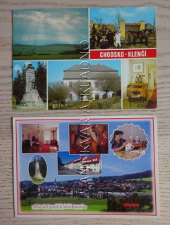 KLENČÍ, CHODSKO, OKRES DOMAŽLICE, 2 KUSY