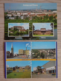 KRALUPY NAD VLTAVOU, NELAHOZEVES, VELTRUSY, OKRES MĚLNÍK, 2 KUSY