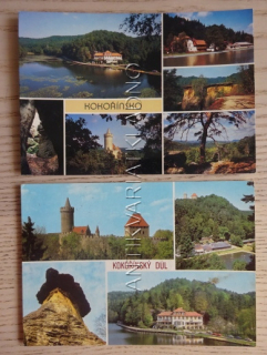 KOKOŘÍNSKO, KOKOŘÍN, KOKOŘÍNSKÝ DŮL, OKRES MĚLNÍK, 2 KUSY
