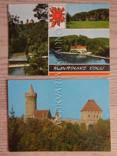KOKOŘÍNSKO, KOKOŘÍN, KOKOŘÍNSKÝ DŮL, OKRES MĚLNÍK, 2 KUSY