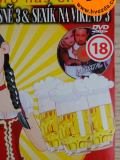 ČESKÉ SPROSTONÁRODNÍ PÍSNĚ 3 A SEXÍK NA VÍKEND, CD + DVD FILM EROTIKA