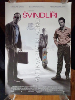 ŠVINDLÍŘI, NICHOLAS CAGE, SAM ROCKWELL, PLAKÁT 17C