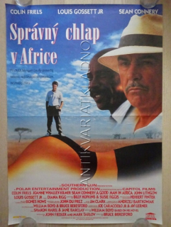 SPRÁVNÝ CHLAP V AFRICE, SEAN CONNERY, PLAKÁT 33MD