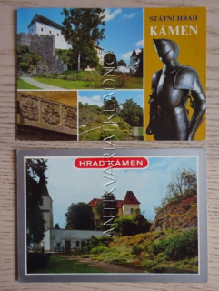 KÁMEN, STÁTNÍ HRAD, OKRES PELHŘIMOV, 2 KUSY