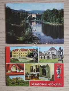 KLÁŠTEREC NAD OHŘÍ, OKRES CHOMUTOV, 2 KUSY
