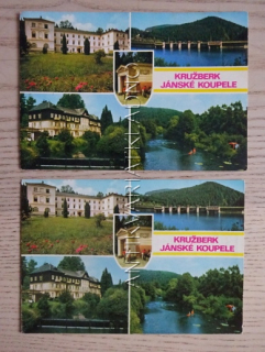 KRUŽBERK, JÁNSKÉ KOUPELE, OKRES OPAVA, 2 KUSY