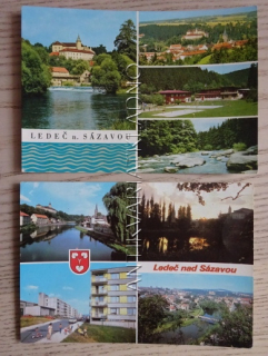 LEDEČ NAD SÁZAVOU, OKRES HAVLÍČKŮV BROD, 2 KUSY