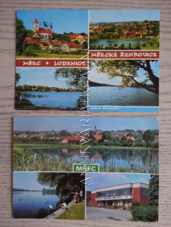 MŠEC, LODENICE, MŠECKÉ ŽEHROVICE, OKRES RAKOVNÍK, 2 KUSY