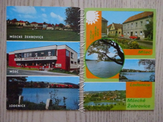 MŠEC, LODENICE, MŠECKÉ ŽEHROVICE, OKRES RAKOVNÍK, 2 KUSY
