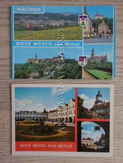 NOVÉ MĚSTO NAD METUJÍ, OKRES NÁCHOD, 2 KUSY