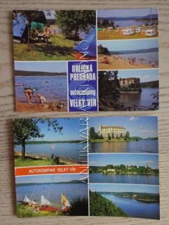 ORLÍK, ORLICKÁ PŘEHRADA, OKRES PÍSEK, 2 KUSY