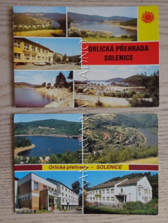 ORLÍK, ORLICKÁ PŘEHRADA, SOLENICE, OKRES PÍSEK, 2 KUSY