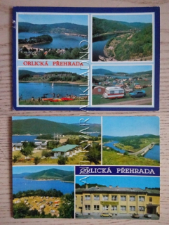 ORLÍK, ORLICKÁ PŘEHRADA, OKRES PÍSEK, 2 KUSY