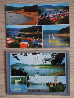 ORLÍK, ORLICKÁ PŘEHRADA, OKRES PÍSEK, 2 KUSY