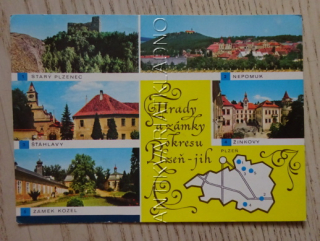 PLZEŇ - HRADY A ZÁMKY, KOZEL, STARÝ PLZENEC, NEPOMUK