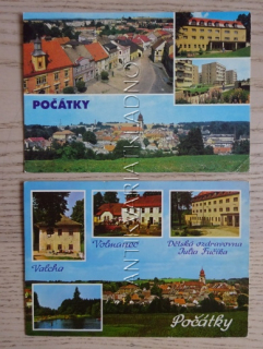 POČÁTKY, OKRES PELHŘIMOV, 2 KUSY