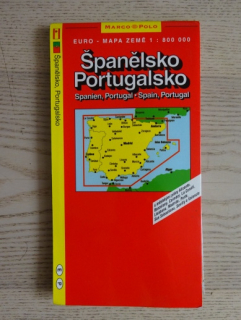 ŠPANĚLSKO, PORTUGALSKO, MAPA, **an