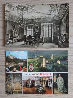 ROŽMBERK, HRAD, OKRES ČESKÝ KRUMLOV, 2 KUSY