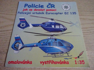 VYSTŘIHOVÁNKA POLICIE ČR, VRTULNÍK EUROCOPTER EC 135