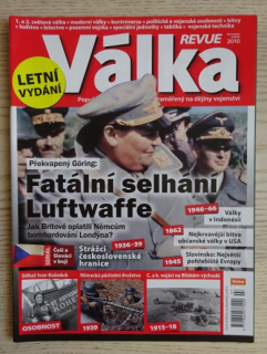 VÁLKA REVUE 7-8/2010, ČASOPIS VÁLKA, ARMÁDA