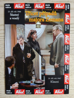 TŘICET PŘÍPADŮ MAJORA ZEMANA, DÍL Č. 23-24, DVD FILM 