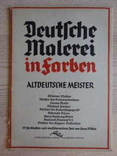 NĚMEČTÍ MALÍŘI V BARVĚ, DÜRER A DALŠÍ, 10X BARVOTISK