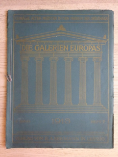 EVROPŠTÍ MALÍŘI, SEŠIT 7/1913, 5X REPRODUKCE
