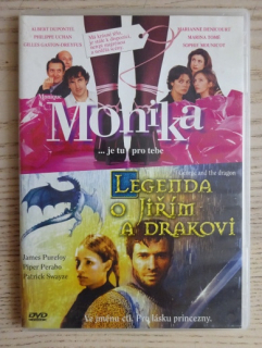 MONIKA, LEGENDA O JIŘÍM A DRAKOVI, 2V1, DVD FILM