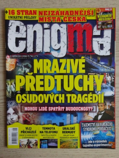ENIGMA SPECIÁL, 8/2023, 20 MRAZIVÉ PŘEDTUCHY OSUDOVÝCH TRAGÉDIÍ