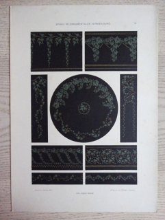 DEKORATIVNÍ TISK 1921 - ORNAMENTY