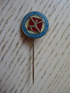 I. ODBOROVÉ SPORTOVNÍ HRY, KLADNO 1971, ODZNAK
