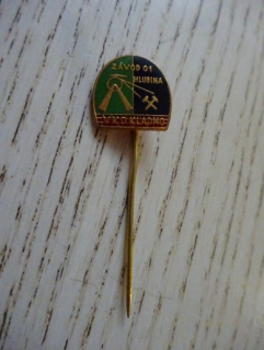 ZÁVOD 01, HLUBINA, KLADNO, ODZNAK