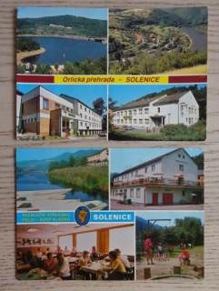 SOLENICE, ORLICKÁ PŘEHRADA, OKRES PŘÍBRAM, 2 KUSY