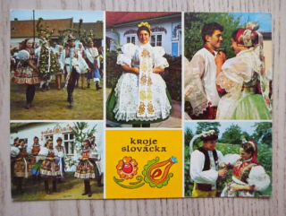 SLOVÁCKO, KROJE SLOVÁCKA, HODONÍN, UHERSKÉ HRADIŠTĚ, ZLÍN, BŘECLAV