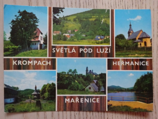 SVĚTLÁ POD LUŽÍ, HEŘMANICE, MAŘENICE, KROMPACH, OKRES ČESKÁ LÍPA