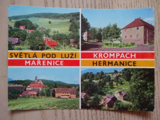 SVĚTLÁ POD LUŽÍ, HEŘMANICE, MAŘENICE, KROMPACH, OKRES ČESKÁ LÍPA