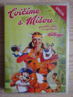 CVIČÍME S MÍŠOU, CVIČENÍ PRO DĚTI, DVD FILM