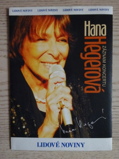 HANA HEGEROVÁ, ZÁZNAM Z KONCERTU, DVD HUDBA