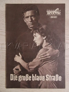 VELÁ MODRÁ CESTA, LA GRANDE STRADA AZZURA, FILM IT, Y. MONTAND, BIO PROGRAM ČŠ-2 Č. 207